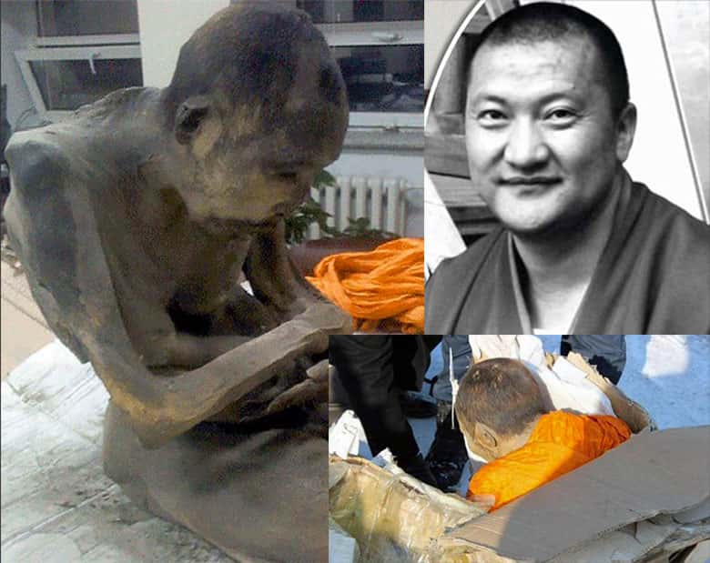 Img - Monge mumificado é encontrado em estado de hibernação