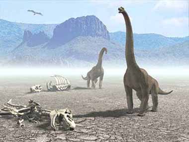 Img - Mudança de clima acabou com dinossauros antes de asteróide