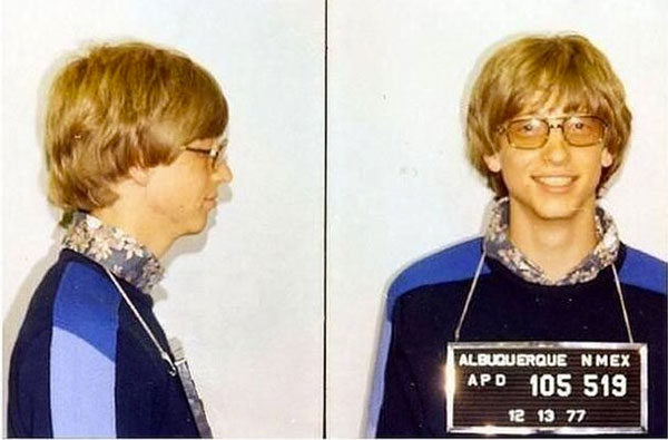 Bill Gates Preso em 1977