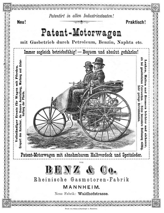Patente antiga Mercedes Co