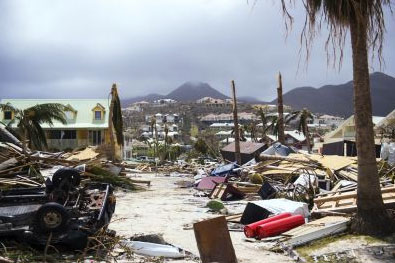 Destruição em Saint Martin 1