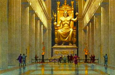 O Templo de Zeus em Olímpia