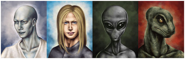 algumas raças aliens