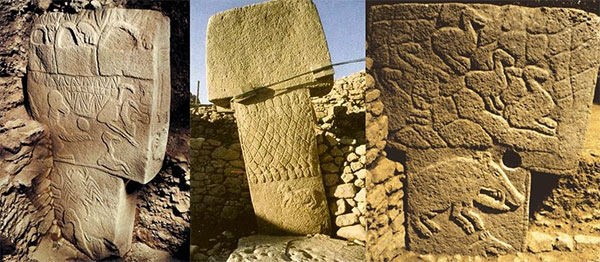 Esculturas encontradas dentro do Gobekli Tepe