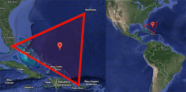 Localização do Triângulo das Bermudas