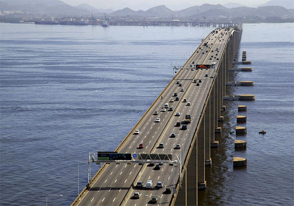 Ponte Ponte Rio-Niterói movimento de carros