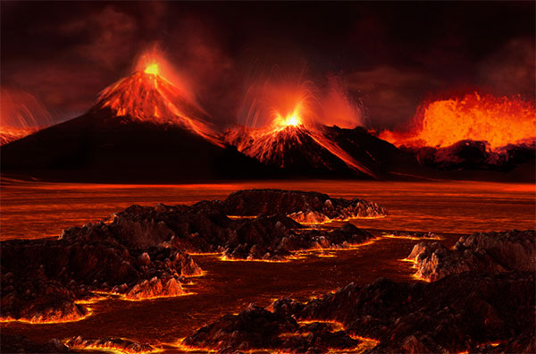 Vulcões em Erupção