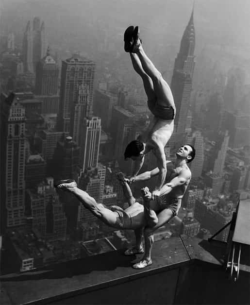Acrobacias no Empire State Building