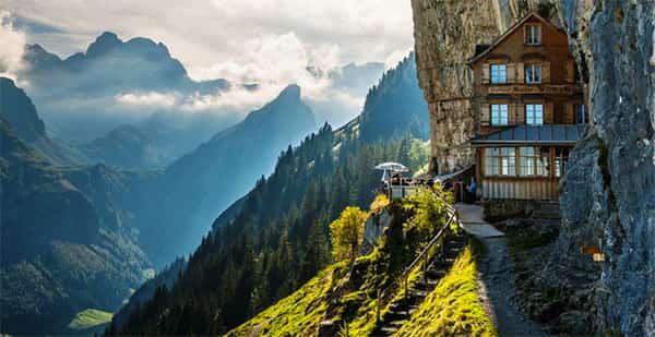 Äscher Cliff, Suíça