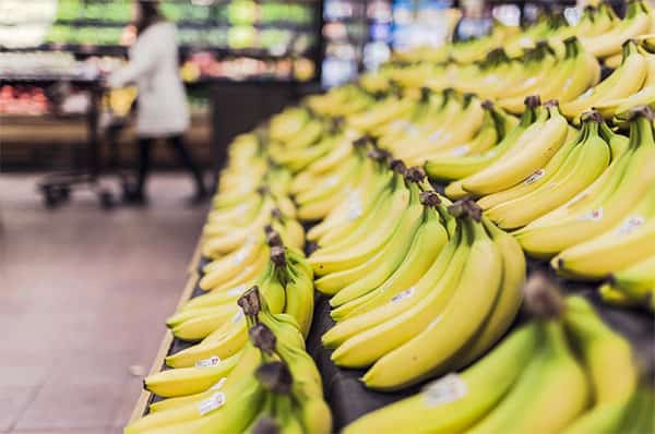 Bananas no mercado