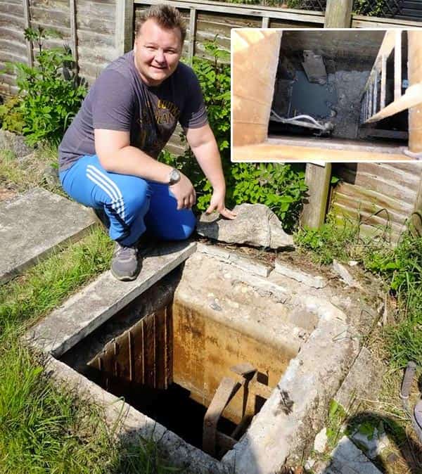 Chris Martin e seu bunker da Segunda Guerra Mundial