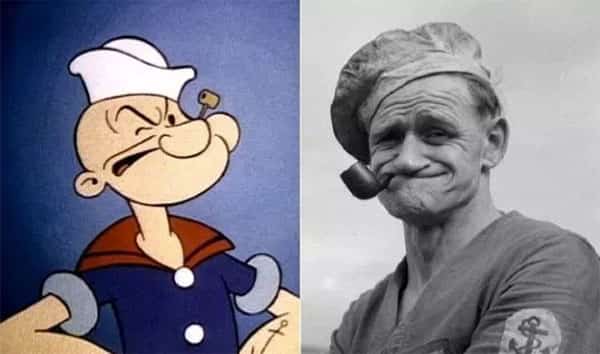 Frank Rockey Fiegel e Marinheiro Popeye