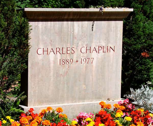 Lapide Tumulo Charlie Chaplin