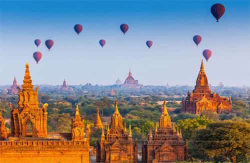 Mianmar, Birmânia, Balões