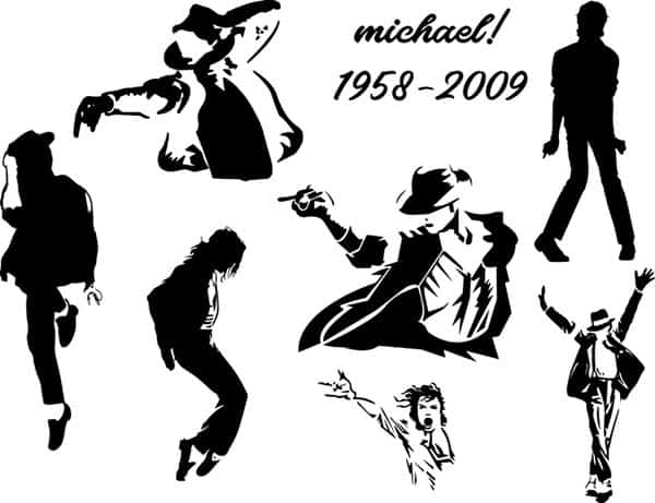 Michael Jackson, Movimentos de Dança, 1958-2009 