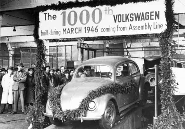 Milésimo beetle, fusca fabricado, março de 1946
