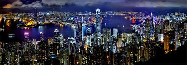 Prédios de Hong Kong