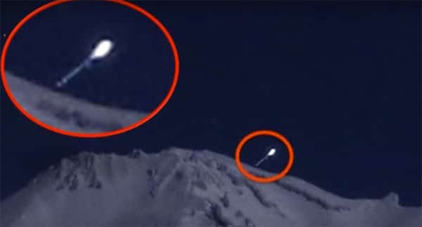 Ufo no Monte Shasta, na Califórnia, abril 2019