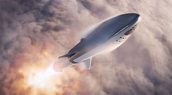 Veículo Espacial SpaceX, Turismo espacial, Simulação saída da Terra