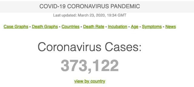 Worldometer - COVID-19 Coronavirus Pandemic