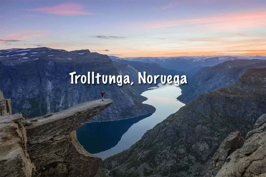 Img - ConheÃ§a Trolltunga (a lÃ­ngua do Troll), local turÃ­stico da Noruega